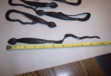 Manns 10" Snake Floating Fishing Lure 4Pk Baby Snake Water Moccasin Discontinued