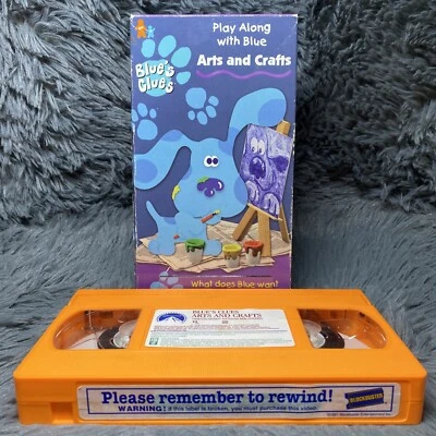 Blues Clues Arts and Crafts VHS 1998 Nick Jr | Grelly USA