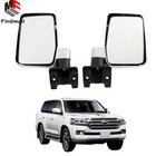 <!--F#f_0-->PAIR LR Door Mirrors Chrome Large For Toyota Landcruiser 60 Series 1980-1990<!--F/-->