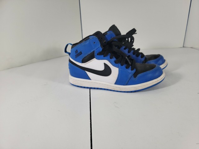 blue white black jordan 1s