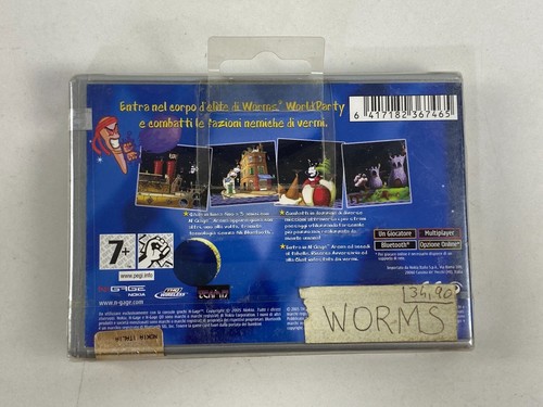 Worms World Party Nokia N-gage Game Nokia Italy 5 languages New Sealed - Picture 4 of 6