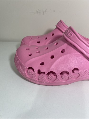 Crocs Baya Clogs - Classic Pink, Size 11 Women's 9 Men's - Picture 5 of 9
