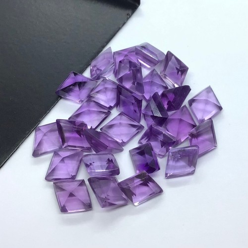 5 sztuk afrykański fiolet ametyst diament fasetowany cięcie 8mm -15mm skalibrowany kamień szlachetny