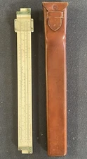 Antique Keuffel & Esser Co. Slide Ruler In Original Leather Case. Model 4083-3.