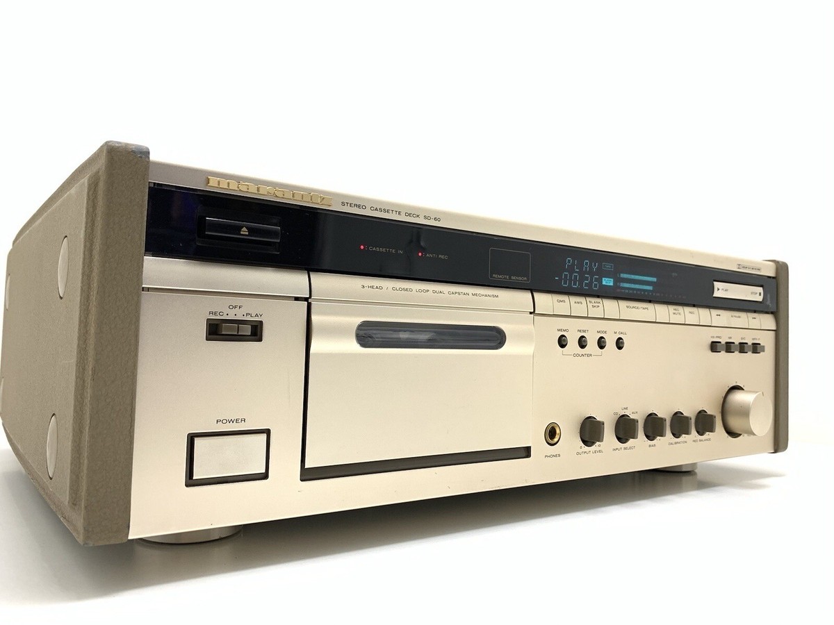 Marantz SD 60 Stereo Cassette Deck 3Head Hxpro Vintage 1989 Hiend  