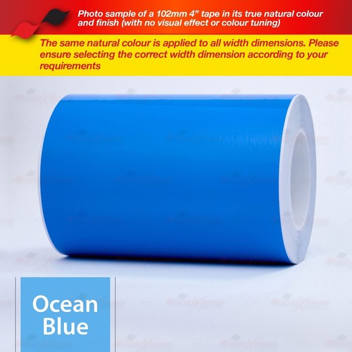 1" Vinyl Pinstriping Pin Stripe Car Styling Tape Decal Sticker 25mm OCEAN BLUE - Bild 3 von 14