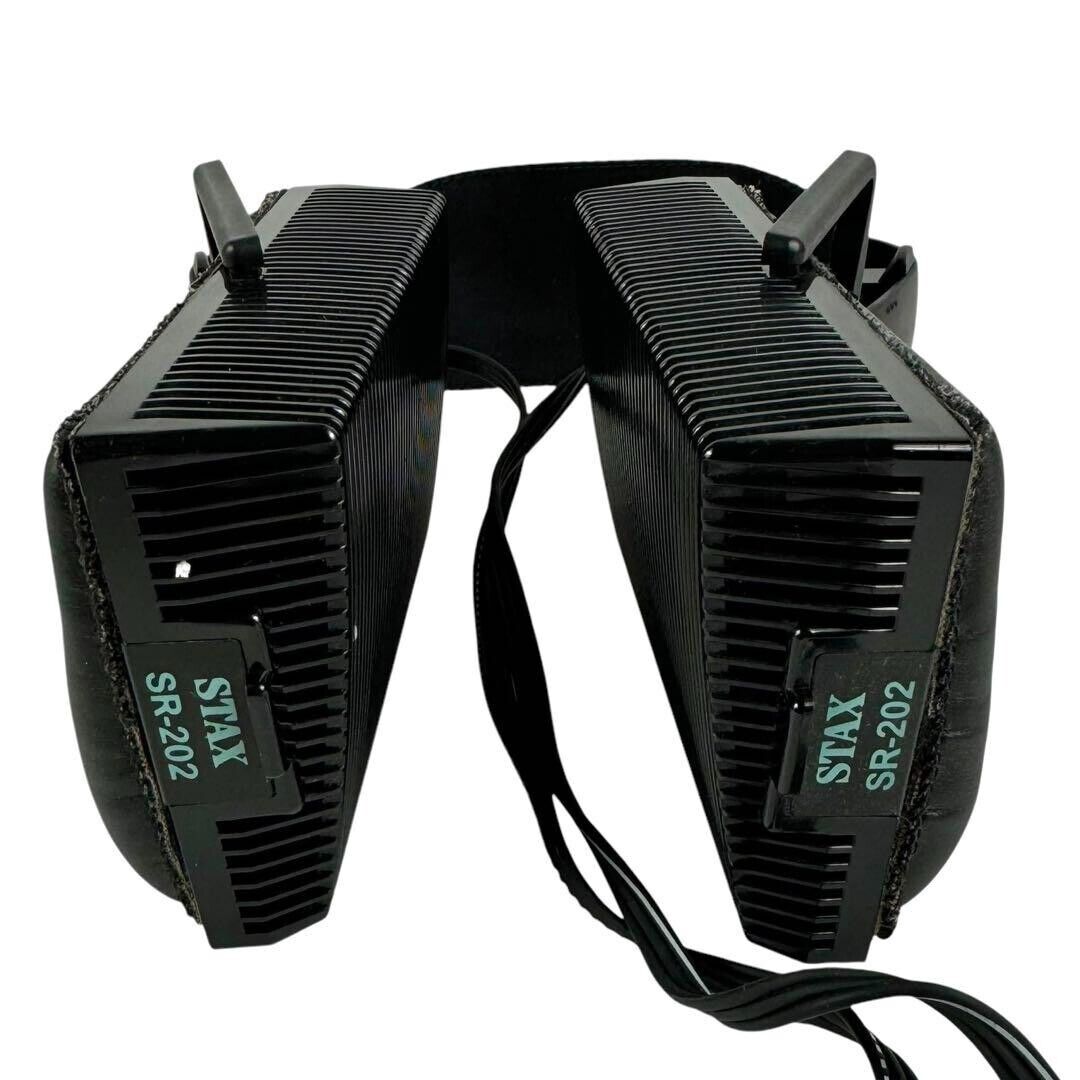 STAX SRS-3000 SR-202 and SRM-300 Earspeakers Black Operation STAX SRS-3000 SR-202 and SRM-300 Earspeakers Black Operation