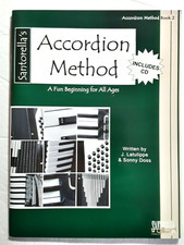 Santorella's Accordion Method, Book 2 Includes CD