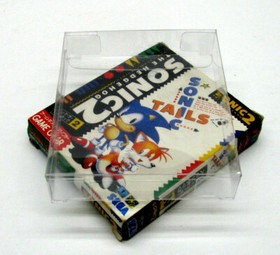 5x JAPANESE SEGA GAME GEAR CIB GAME - CLEAR PLASTIC PROTECTIVE BOX PROTECTOR 