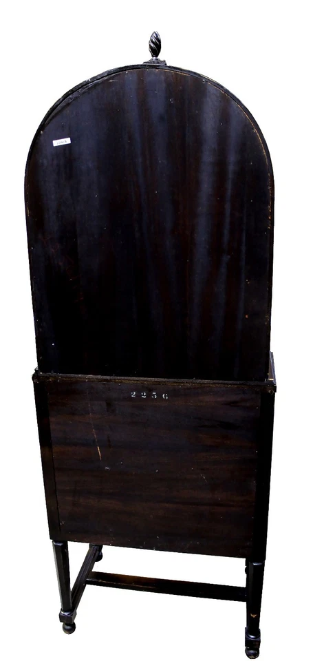 Secretaria antigua de caoba pintada a mano Gimbel Brothers Foto 4 de 4