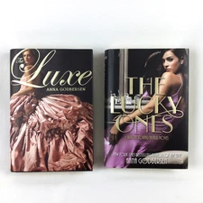 Anna Godbersen The Luxe, The Lucky Ones HCDJ 1st Edition LOT Bright Young Things