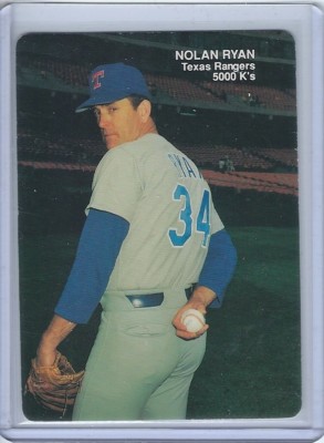 1990 Mother's Cookies NOLAN RYAN #3 * Texas Rangers * 5000 K's