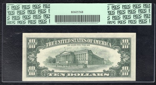 FR. 2023-K 1977 $10 FRN FEDERAL RESERVE NOTE DALLAS, TX PCGS GEM UNC-65PPQ - Picture 2 of 2