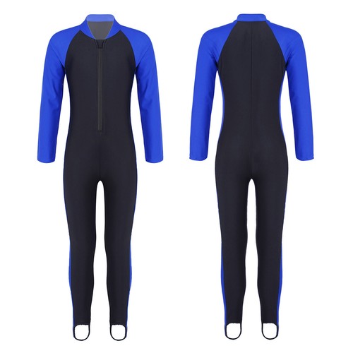 Kids Girls Bathing Suit UPF 50+ Swimwear Swimming Swimsuit Seaside Bodysuit - Picture 55 of 84