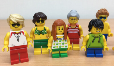 LEGO  -Minifigur City People Pack Fun at the Beach Set 60153 - cty0757 - cty0771