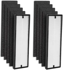 2 Pack H13 HEPA Filter with 8 Carbon Filters for Eureka NEA120 Toshiba NEA-F1