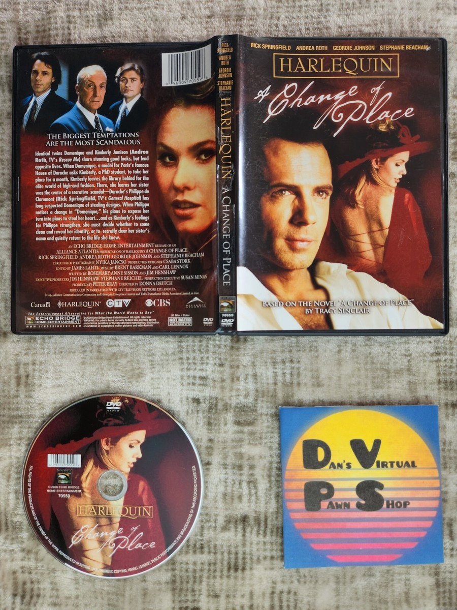 A Change of Place DVD Harlequin 1994 Andrea Roth Rick