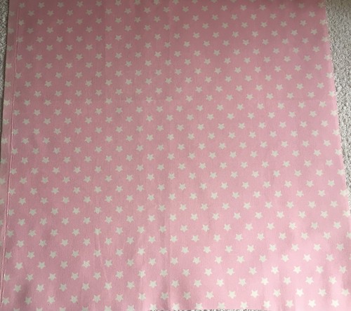 35cm x 51cm Long Cath Kidston stars on Pink cotton Duck Fabric new - Picture 4 of 7