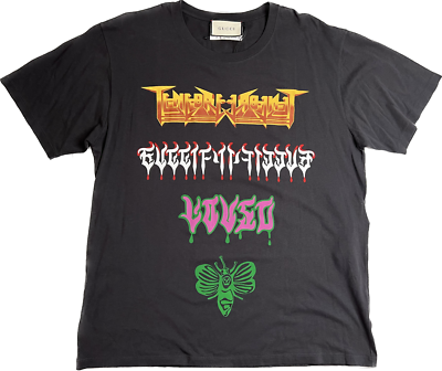 Gucci Metal Logo T Shirt XXL Made in Italy Brand New With Tags | eBay