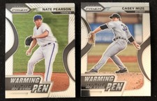 2020 Panini Prizm Baseball Warming In The Pen Insert Cards Lot You Pick