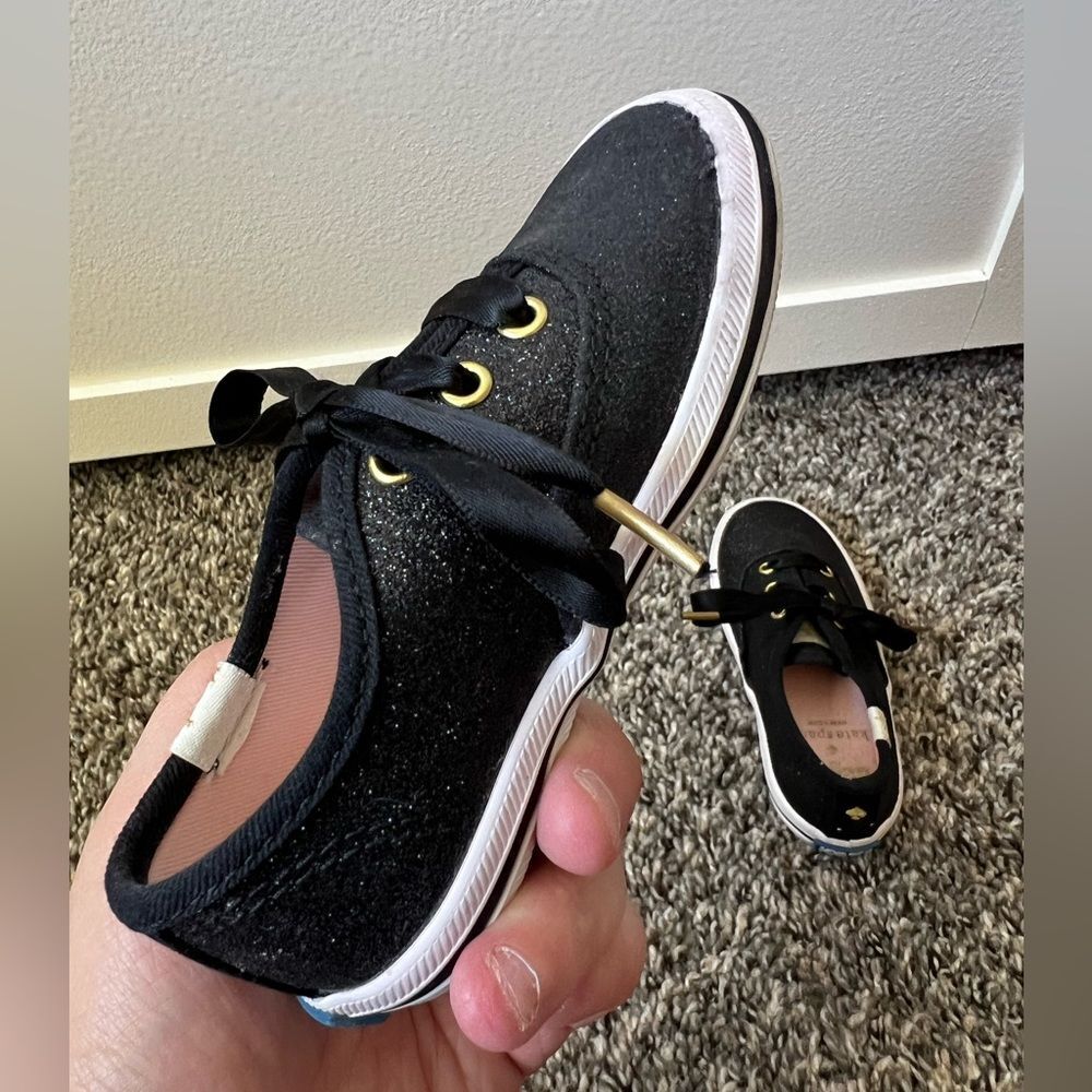 Kate Spade x Keds Champion Glitter Black Sneakers Toddler Shoes Size 6 thumbnail 12