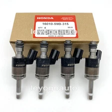 4X Fuel Injector OEM 16010-59B-315 For 16-19 Honda Civic 1.5L CDX 16010-59B-305