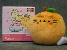 Gund NEW Pusheen ORANGE Fruits Blind Box Series 21 Opened Plush Cat Key Chain