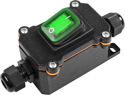 Inline Kabelschalter Schalter Wasserdicht Mit LED Licht Joystick Tasten 20A/12V