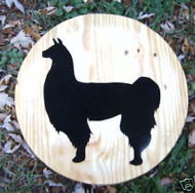 Llama stepping stone mold concrete plaster .150 plastic mould 16'' x 1.5