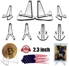 40× Trading Card Stands Most Durable Large Size Display Coins Cards Holder USA