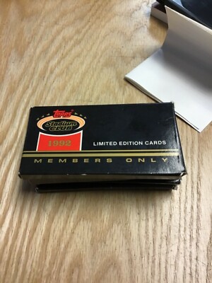 1992 Topps Stadium Club Members Only Limited Edition Multi-Sport