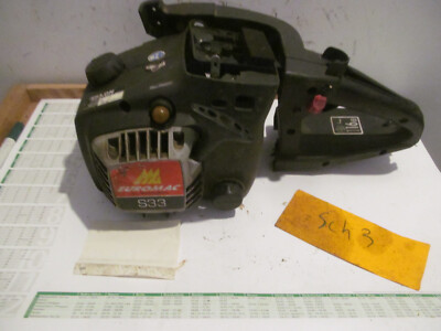 Benzin Motorsäge Kettensäge Bastlerteil teilespender McCulloch Euromac S33  Säge