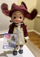 Precious Moments Disney Once Upon A Time Beauty & the Beast Cogsworth 12" Doll
