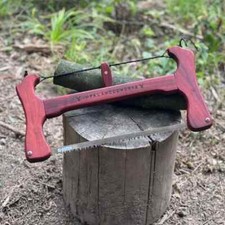 Bow Saw, Buck Saw, Swedish Bow Saw, Bowsaw with Carrying Case, Woodsman Gift
