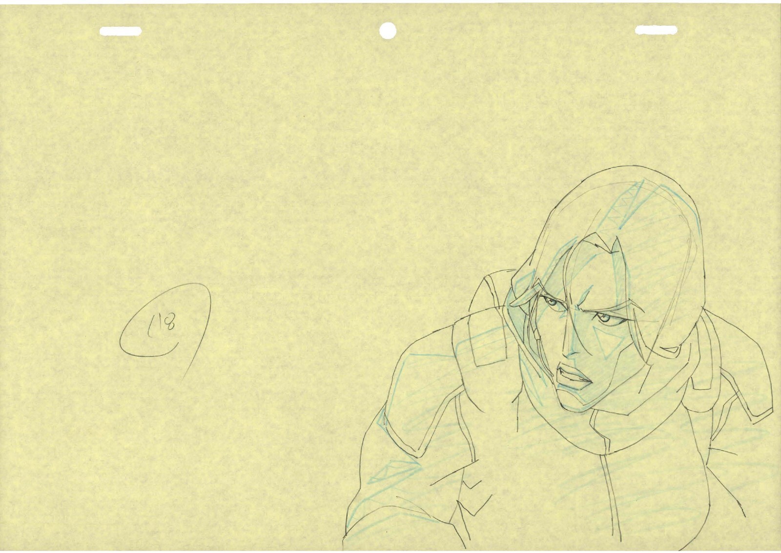 G.I. Joe Resolute Production Animation Cel Drawing 2009 D-003