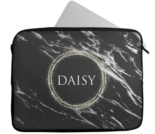 Personalised Any Name Marble Design Laptop Case Sleeve Tablet Bag 569 - Picture 11 of 12