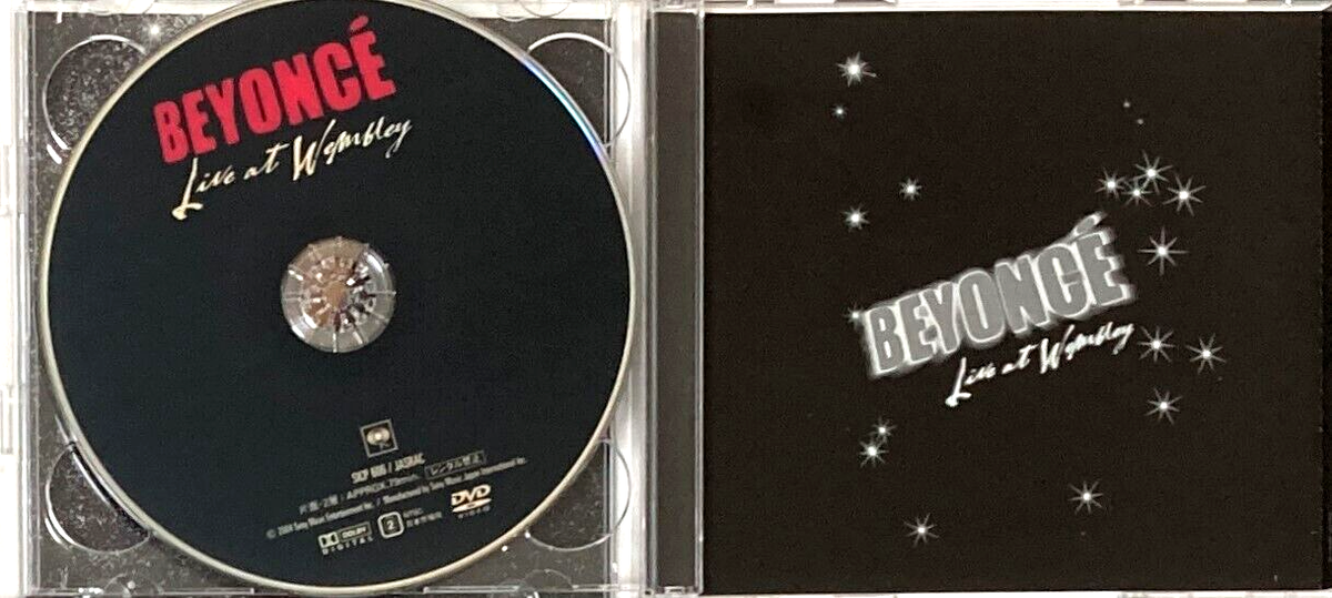 Beyonce Live CD+DVD(Regoin-2) Live At Wembley w/Sticker Japan OBI