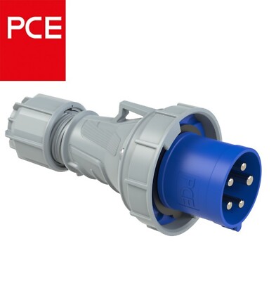 PCE 035-9 CEE-plug [63A 5p 9h IP67] POWER TWIST 120/208V~ - 144/250V (3P+N+PE)