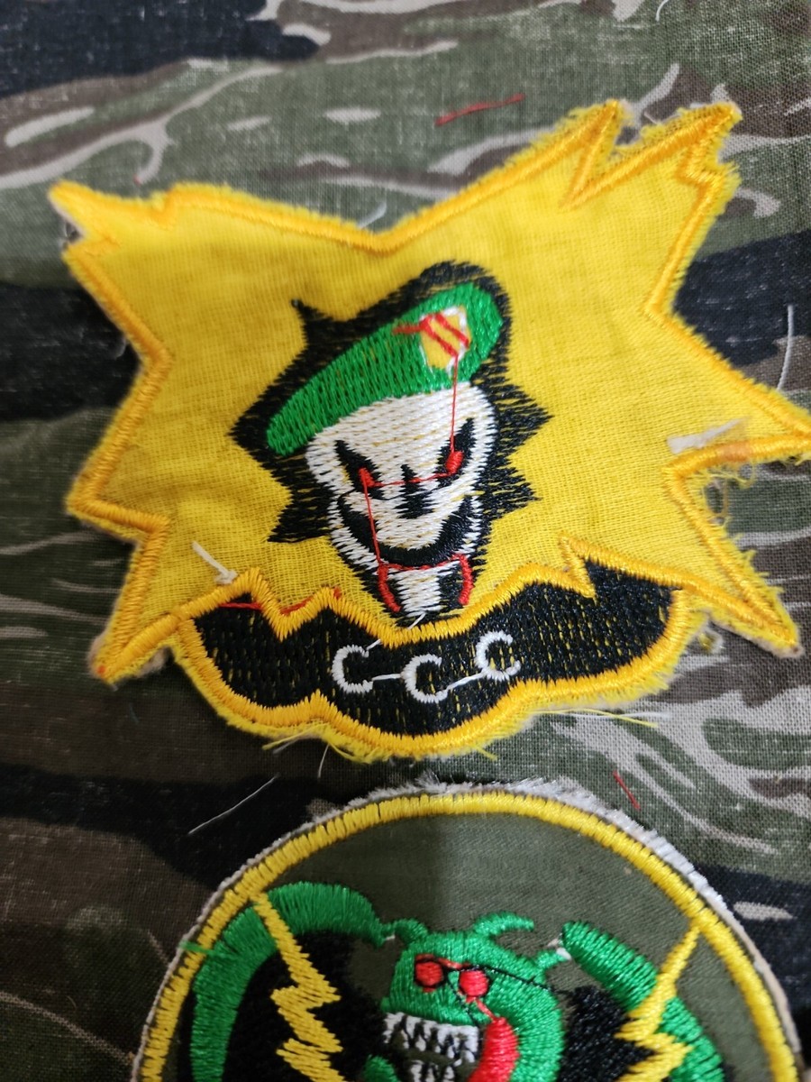 Vietnam War MACV SOG CCC Recon Team Patch Set #11 - Green Beret