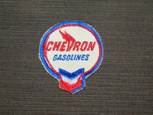VINTAGE CARS AUTO CHEVRON GASOLINES PATCH
