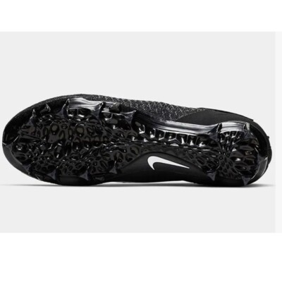 Nike Alpha Menace Elite 2 P FlyKnit Black White Ao3374 001 Men\'s Size 13 Nike Alpha Menace Elite 2 Flyknit Black Football Cleats  main image 4
