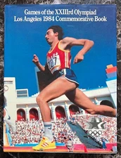 1984 Los Angeles Olympics Commemorative Book Games Of The XXIIIrd Olympiad STAMP