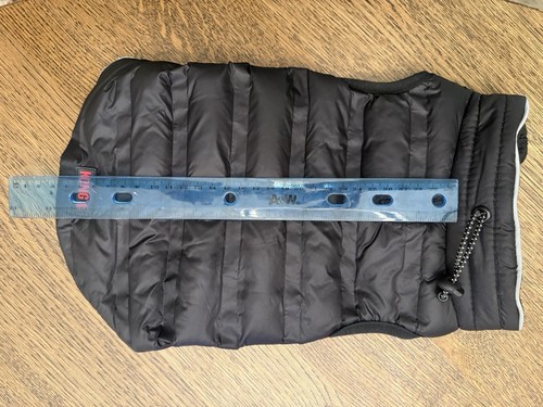 KONG Dog Parachute Puffer Vest Jacket, XS, Black - 第 1/3 張圖片