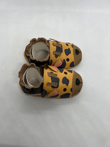 Kimi & Kai Giraffe Soft Leather Shoes for Infants Size 6-12 mos - Picture 8 of 12