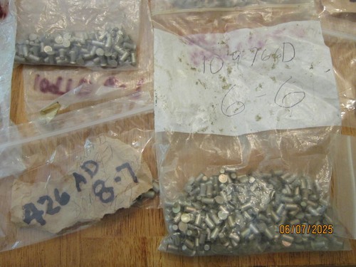 Huge 17 bag Lot of MONODNOCK ~ AIRCRAFT SOLID RIVETS Well Over 1000 Total!! - Bild 14 von 20