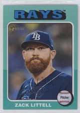 2024 Topps Heritage High Number SP Aqua Border Zack Littell #713 05ns