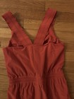 Athleta Savannah Jumpsuit Currant Red Size 0 Sleeveless Drawstring Ruffle NWT — photo 6