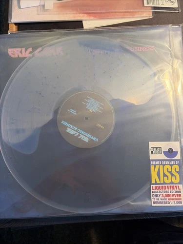 Eric Carr From KISS Unfinished Business Liquid Numbered Vinyl Record RSD 2025 LP
