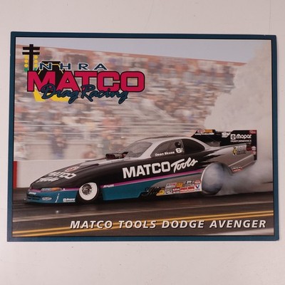 Dean Skuza Matco Tools NHRA Drag Racing Hero Karte Dodge Avenger 1996