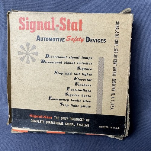 NIB Signal-Stat Truck Universal Fender Mounted Red Signal Light Lense 2678 - Bild 2 von 10